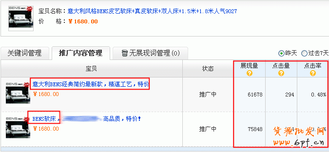 淘寶直通車標題優化